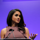 Meghan Markle star of USA Network’s orginal drama ‘Suits’ hosts the 2015 Women in Cable Telecommunications Signature Luncheon at McCormick Place on May 5, 2015 in Chicago, Illinois. (Photo by Tasos Katopodis/Getty Images for WICT)